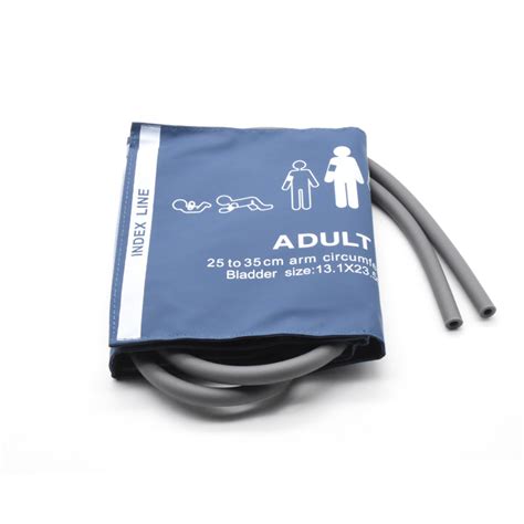 Nibp Reusable Cuff Blood Pressure Double Hose Adult Medical Cable