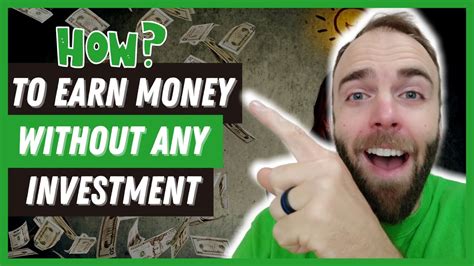 How To Earn Money From Home Without Any Investment Tips And Ideas Youtube