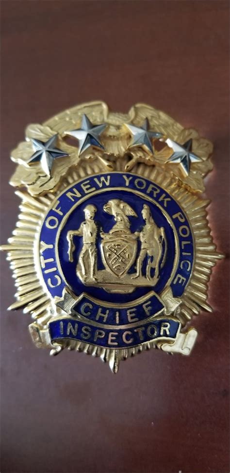 Collectors Badges Auctions Obsolete New York City Police Chief