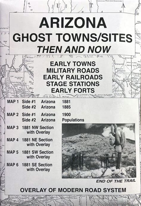 Az Ghost Coverfrom Photo Arizona Ghost Towns Arizona Map Early