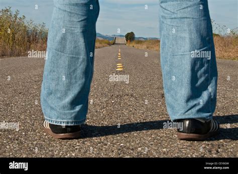 Facing The Road To Nowhere Stock Photo Alamy