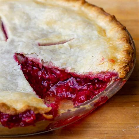 Classic Raspberry Pie Recipe Easy Homemade Pie