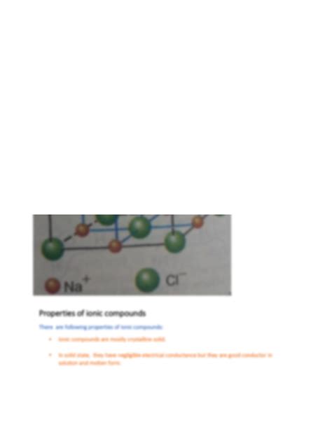 Solution Structure And Function Of Ionic Compounds Studypool