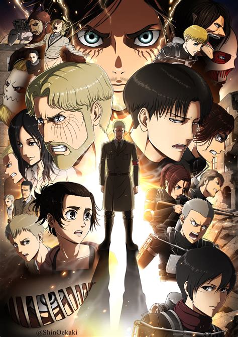 Aot Season 4 Poster Attack On Titan S04 Official Release Date