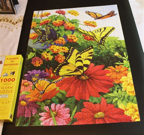 A Garden Of Butterflies Sunsout 1000 Piece Jigsaw Puzzle 1000 Piece