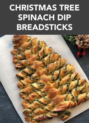 Make this adorable christmas tree out of spinach stuffed breadsticks! Christmas Tree Spinach Dip Breadsticks | Recipe (With images) | Appetizer recipes, Food, Recipes