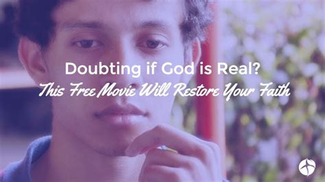 Do you, or someone you know believe in the theory of evolution? Doubting if God is Real? This Free Movie Will Restore Your ...