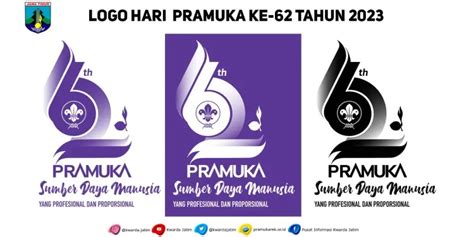 Download Logo Hari Pramuka Ke 62 Tahun 2023 Pramuka Lumajang Tangguh