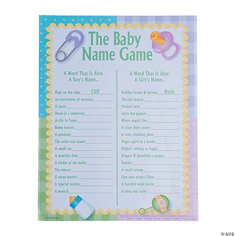 Quick printable baby shower games that are ready go! Around The World Baby Shower Game Answer Key - Baby Viewer