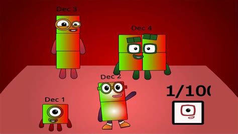 Numberblocks Band Fractions 1100 1 200 December And Bonuses