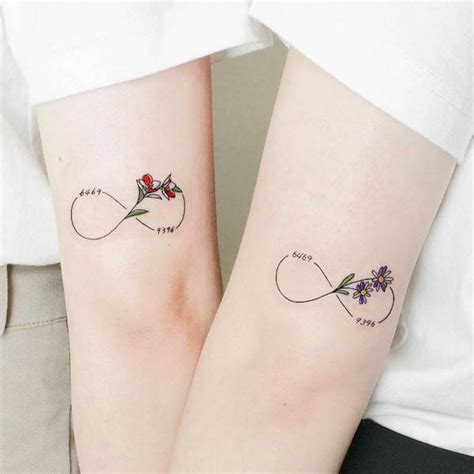 Infinity Sister Tattoo Wrist
