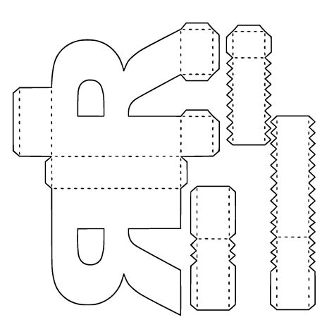3d Alphabet Alphabet Letter Templates Printable Letters Lettering