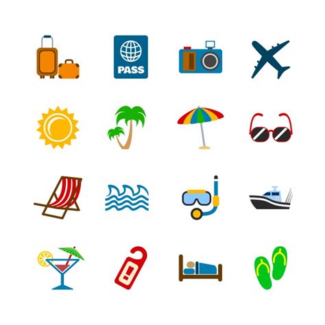 Summer Icons Set 2 Clipart