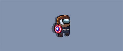 2560x1080 Resolution Among Us Captain America Minimal 4k 2560x1080