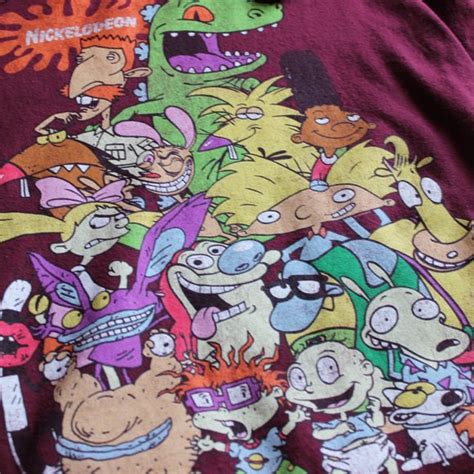 Nickelodeon Shirts Nickelodeon Rugrats Hey Arnold Ren Stimpy Tee
