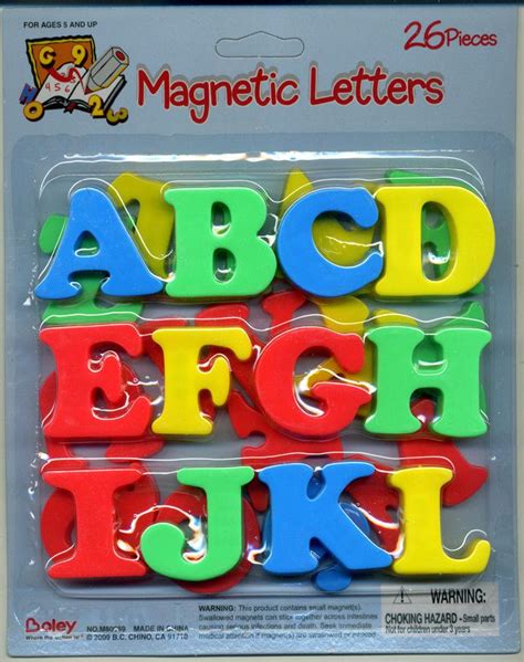 3 Packages Magnetic Abc Alphabet Letters Numbers Refrigerator New Nip