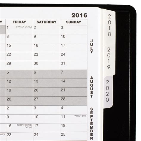 At A Glance 5 Year Monthly Planner 2018 60 Months 9 X 11 Inch Page