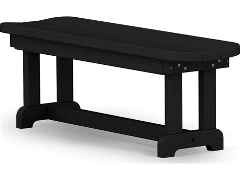 Polywood® Park Recycled Plastic 48 Backless Bench Pwpbb48