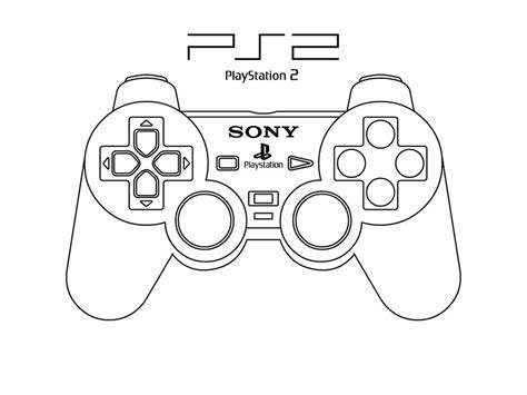 PlayStation Coloring Pages Coloring Home