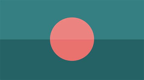 Wallpaper For Desktop Laptop Ar38 Minimal Tycho Art Green Sun Red