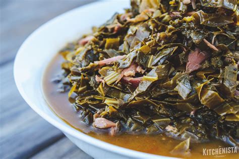 I'm so ready for some vegan soul food! How to Make a Pot of Southern Greens - The Kitchenista Diaries