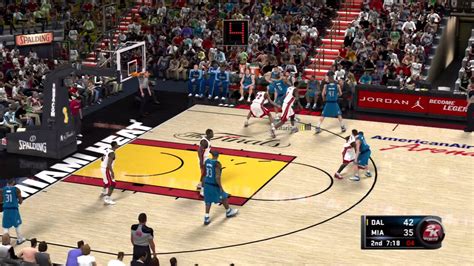 Nba 2k11 The Finals Dallas Mavericks Vs Miami Heat Game 2 Youtube