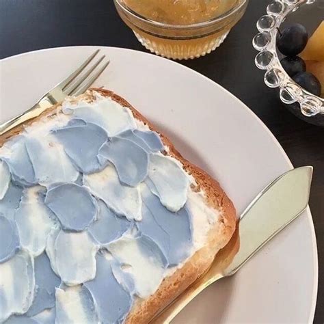 Pin By Mais On Palette Blue Food Aesthetic Food Food