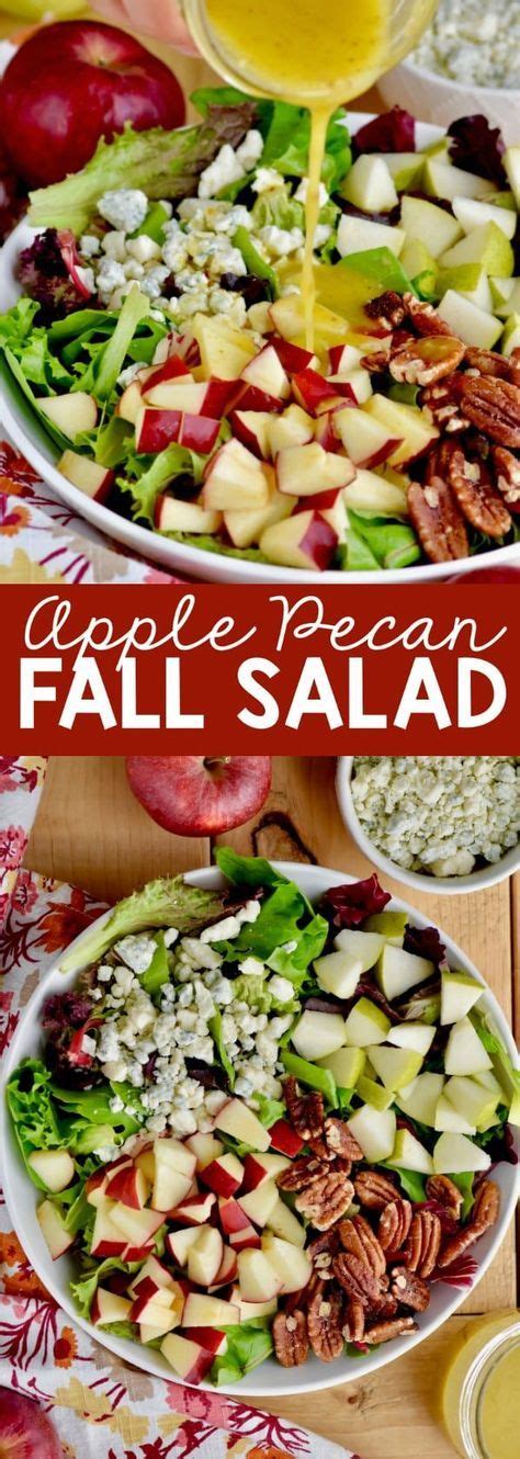 This honey mustard chicken is a fantastic midweek meal that's fast to whip up and tastes incredible! This Apple Pecan Fall Salad is perfect for autumn, topped ...