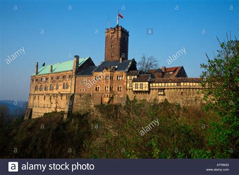 Castle Wartburg Eisenach Stock Photo Alamy