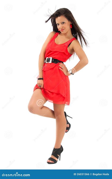 Full Body Shot Of A Beautiful Young Model Stock Photography