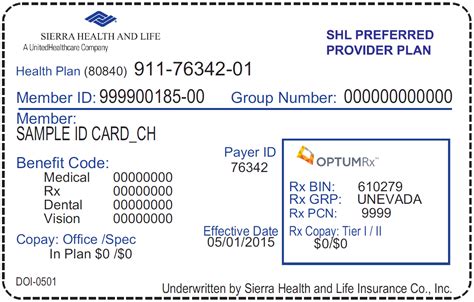 If you are finding it difficult to get your policy number on insurance card, contact your company, you will be asked some security questions. SHL Provider Directories-A Member-Sierra Health And Life