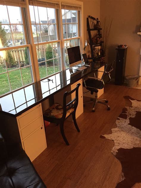 Two person desks are great to have in your home or office. Pin on Partners Desk