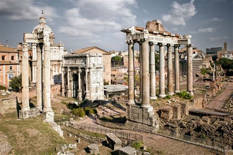 Roman Forum The Debris Collection Of Ancient Buildings In Rome