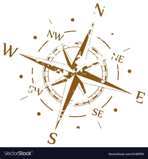 Brown Grunge Vector Compass Compass Tattoo Design Compass Rose My XXX