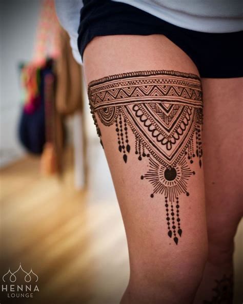Mandala Garter Tattoo Henna Tattoo Designs Henna Tattoo Thigh Henna