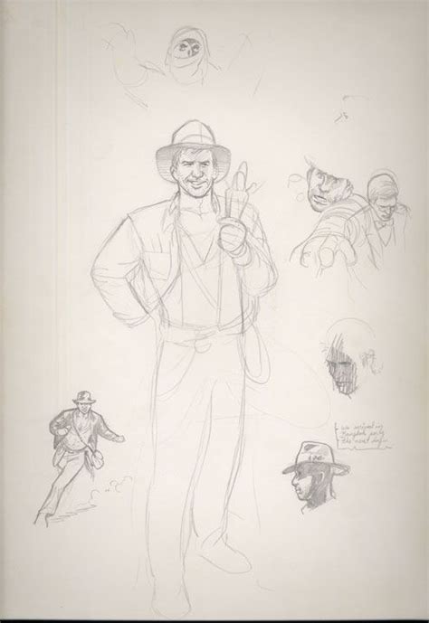 Indiana Jonesdrawings And Sketchesadam Hughes Comic Art Community