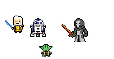 Pixel Art Star Wars Star Wars R2 D2 Pixel Art Pixel Art Templates