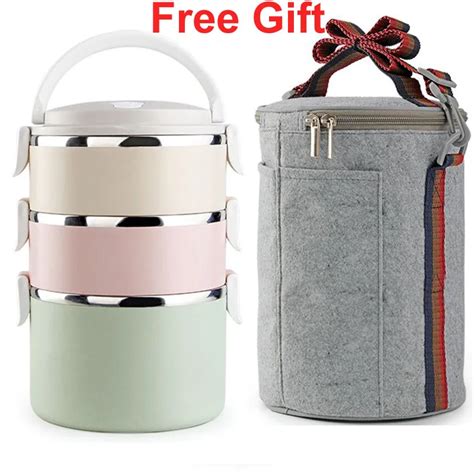 Stainless Steel Thermos Bento Lunch Box For Kids Thermal Food Container