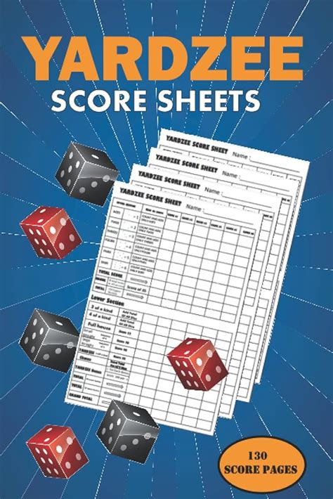 Diy Yard Dice With Free Printable Yahtzee Score Sheets 46 Off