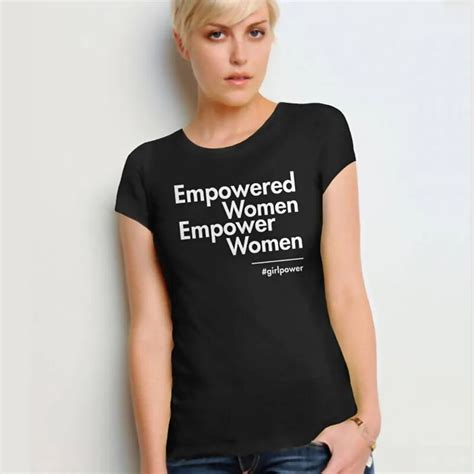 EnjoytheSpirit Empowered Empower Women T Shirt Female Tee Gift Feminism