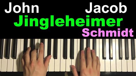 How To Play John Jacob Jingleheimer Schmidt Piano Tutorial Lesson Youtube