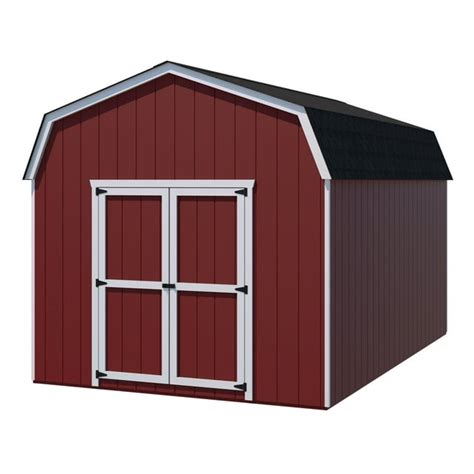 Little Cottage Co 8 Ft X 16 Ft Value Gambrel Wood Storage Barn