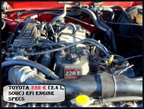 Toyota 22r E 24 L Sohc Efi Engine Specs Review And Service Data