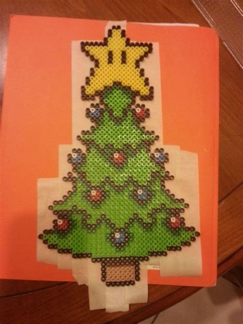 Perler Christmas Tree By Thejuly4 On Deviantart Perler Crafts Perler