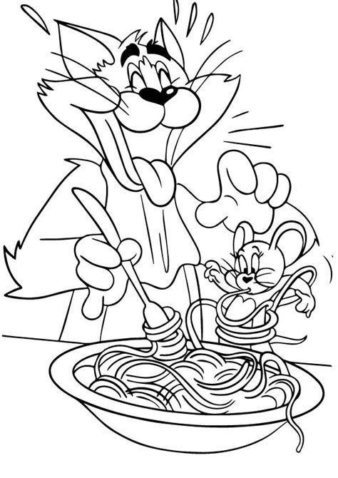 printable tom  jerry coloring pages tom  jerry coloring pictures  preschoolers