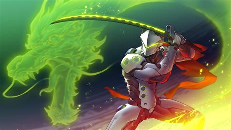 Genji Overwatch Art Xbox Games Wallpapers Ps Games