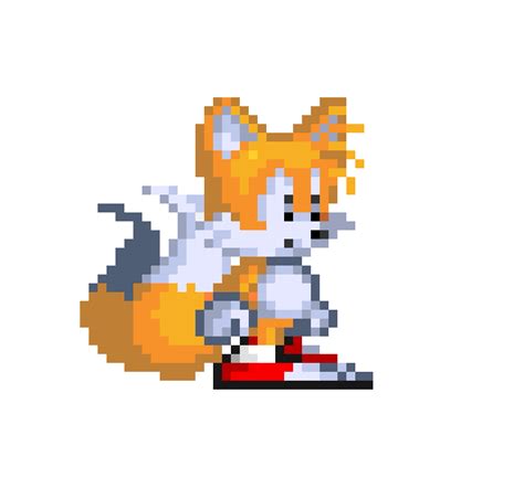 Tails Pixel Art By Animedude On Deviantart Images