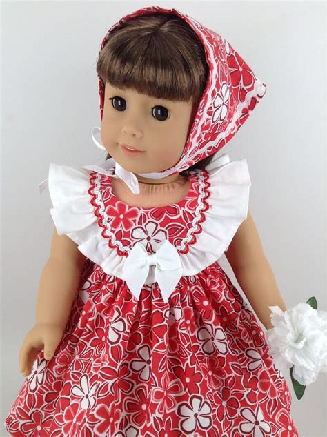 american girl 18 inch doll clothes summer sundress matching etsy