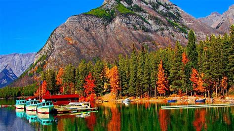 Herbert Lake Banff National Park Canada Wallpapers