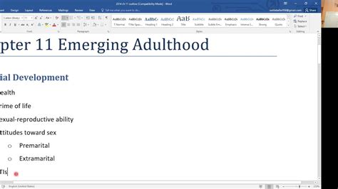 Lifespan Emerging Adulthood Youtube